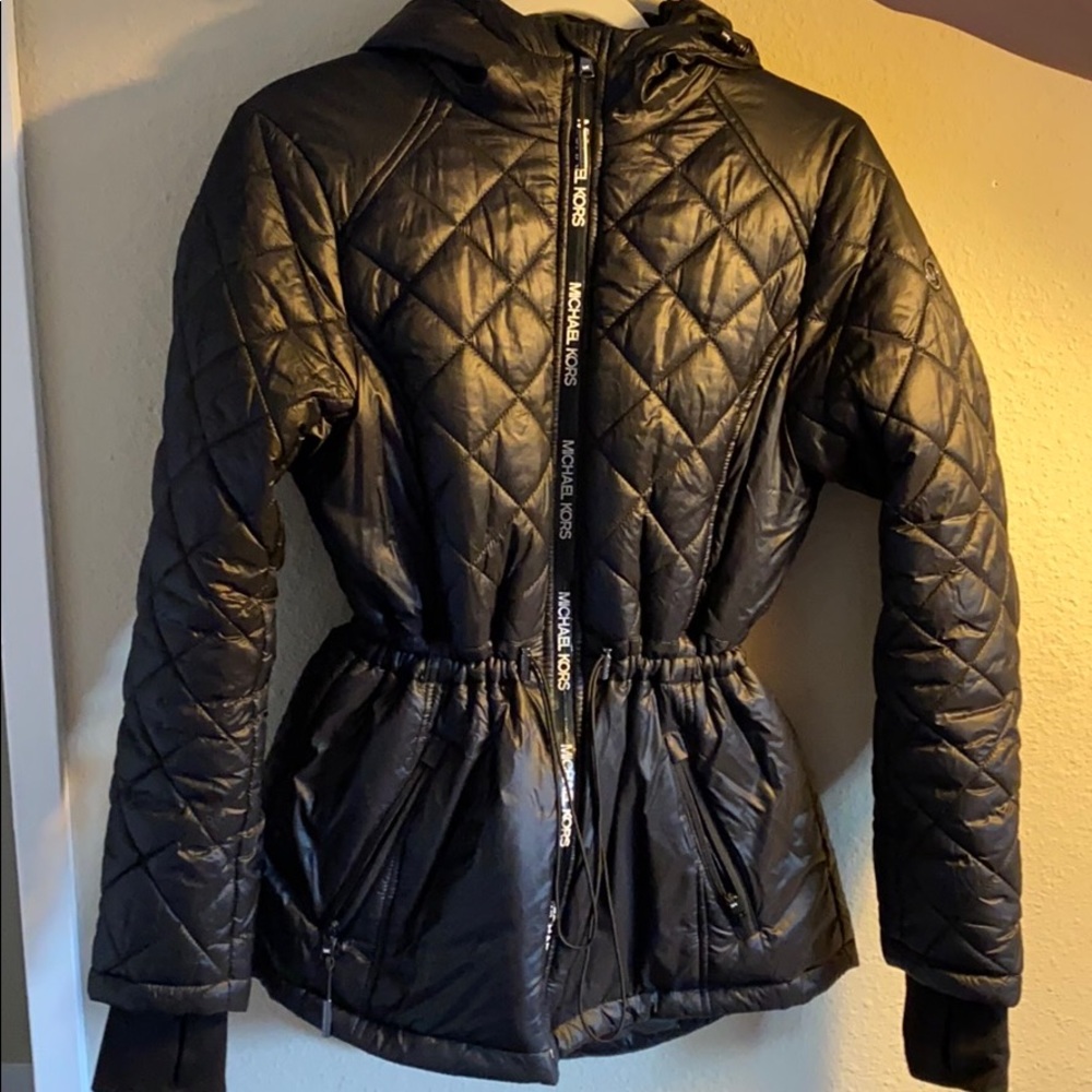 Michael Kors down black jacket
